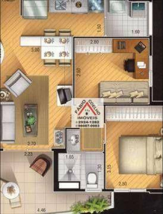 Imagem Apartamento com 2 Quartos à Venda, 53 m² em Brooklin - São Paulo Imagem Apartamento com 2 Quartos à Venda, 53 m² em Brooklin - São Paulo