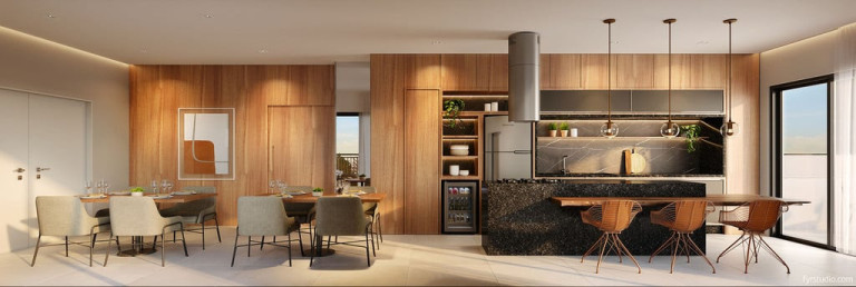 Imagem Apartamento com 1 Quarto à Venda, 36 m² em Rebouças - Curitiba