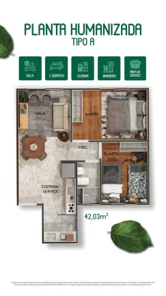 Imagem Apartamento com 2 Quartos à Venda, 40 m² em Mangabeira - Feira De Santana