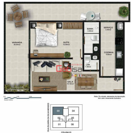 Imagem Apartamento com 1 Quarto à Venda, 60 m² em Braga - Cabo Frio Imagem Apartamento com 1 Quarto à Venda, 60 m² em Braga - Cabo Frio