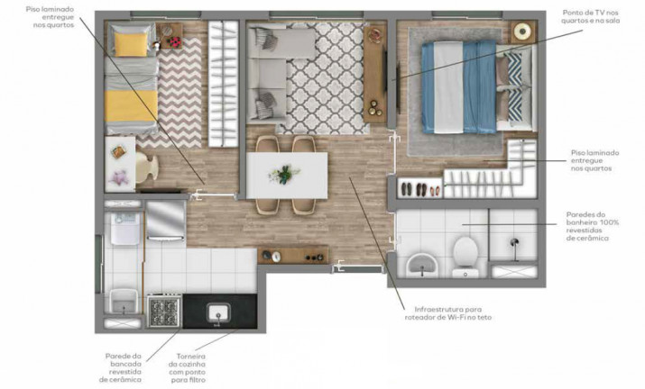 Imagem Apartamento com 2 Quartos à Venda, 38 m² em Itaquera - São Paulo Imagem Apartamento com 2 Quartos à Venda, 38 m² em Itaquera - São Paulo