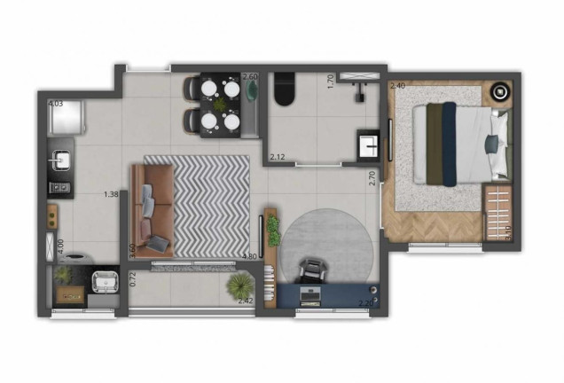 Imagem Imóvel com 1 Quarto à Venda, 31 m² em Pinheiros - São Paulo