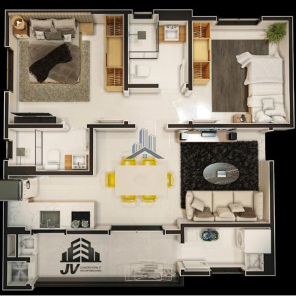 Imagem Apartamento com 2 Quartos à Venda, 64 m² em Costa E Silva - Joinville Imagem Apartamento com 2 Quartos à Venda, 64 m² em Costa E Silva - Joinville