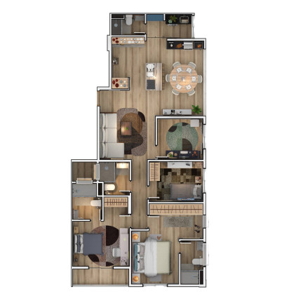 Imagem Apartamento com 4 Quartos à Venda, 118 m² em Vila Vitória - Mogi Das Cruzes