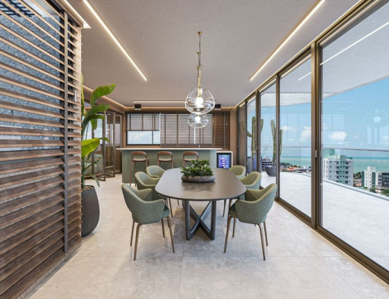 Imagem Apartamento com 3 Quartos à Venda, 104 m² em Areia Dourada - Cabedelo
