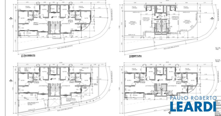 Apartamento com 2 Quartos à Venda, 51 m² em Vila Bastos - Santo André