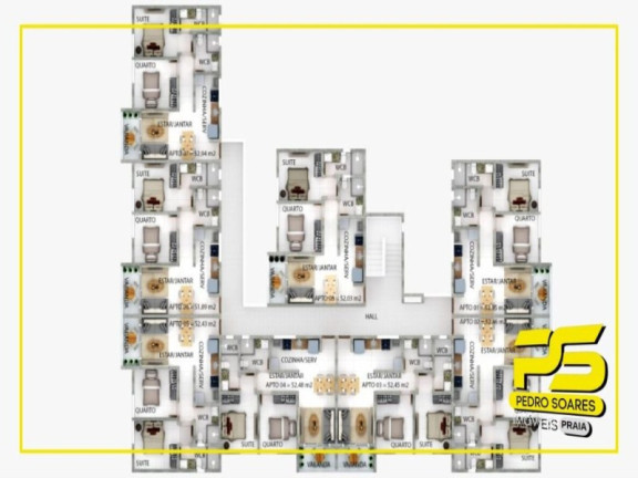 Imagem Apartamento com 2 Quartos à Venda, 11 m² em Mangabeira - João Pessoa