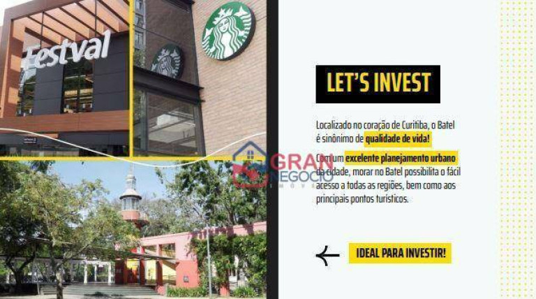 Imagem Apartamento com 1 Quarto à Venda, 34 m² em Batel - Curitiba Imagem Apartamento com 1 Quarto à Venda, 34 m² em Batel - Curitiba