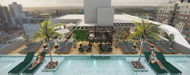 Imagem Imóvel com 1 Quarto à Venda, 42 m² em Intermares - Cabedelo