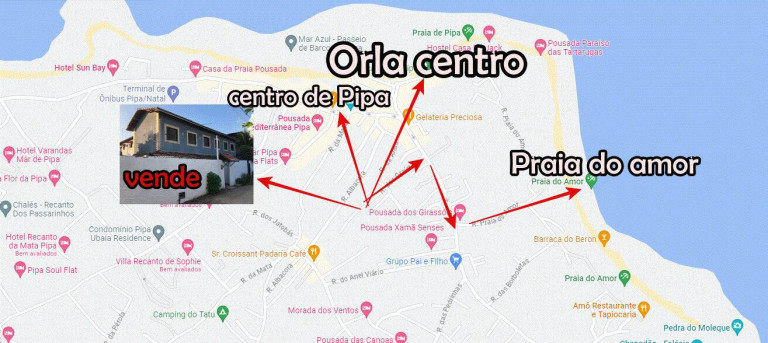 Imagem Casa com 2 Quartos à Venda, 220 m² em Centro Da Praia De Pipa - Tibau Do Sul
