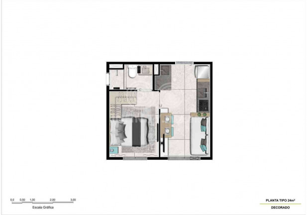 Imagem Apartamento com 1 Quarto à Venda, 25 m² em Cidade São Mateus - São Paulo