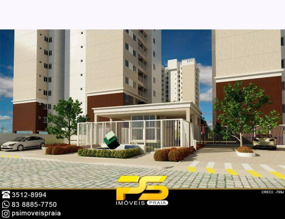 Imagem Apartamento com 3 Quartos à Venda, 79 m² em Jardim Cidade Universitária - João Pessoa Imagem Apartamento com 3 Quartos à Venda, 79 m² em Jardim Cidade Universitária - João Pessoa