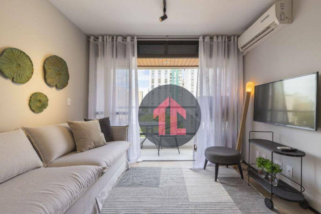 Apartamento com 1 Quarto à Venda ou Locação, 48 m² em Cambuí - Campinas