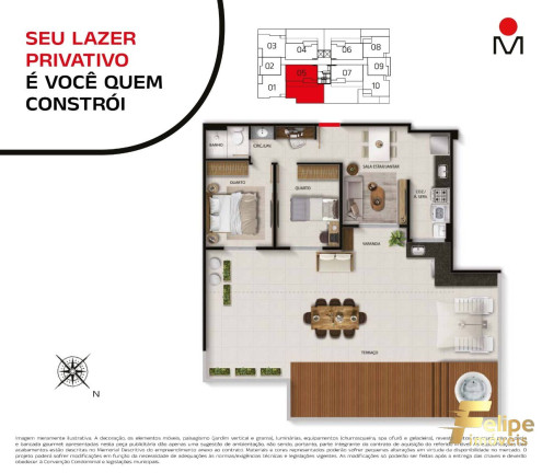 Imagem Imóvel com 1 Quarto à Venda, 35 m² em Praia De Itaparica - Vila Velha