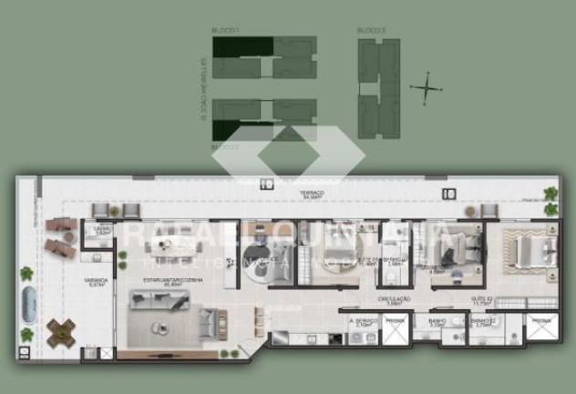 Imagem Apartamento com 2 Quartos à Venda, 64 m² em Abraão - Florianópolis