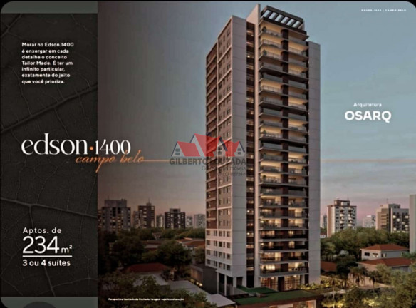 Imagem Apartamento com 4 Quartos à Venda, 234 m² em Campo Belo - São Paulo Imagem Apartamento com 4 Quartos à Venda, 234 m² em Campo Belo - São Paulo