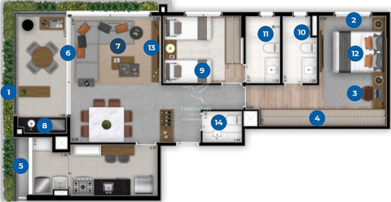 Imagem Apartamento com 2 Quartos à Venda, 145 m² em Brooklin Novo - São Paulo Imagem Apartamento com 2 Quartos à Venda, 145 m² em Brooklin Novo - São Paulo