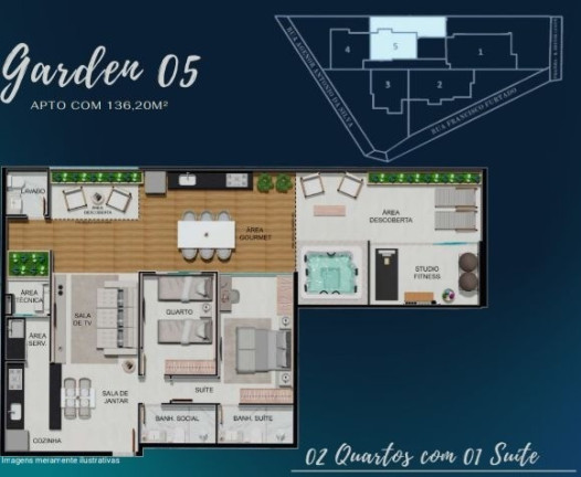 Imagem Apartamento com 3 Quartos à Venda, 130 m² em Muquiçaba - Guarapari