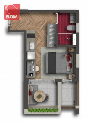 Imagem Studio à Venda, 20 m² em Jardins - São Paulo