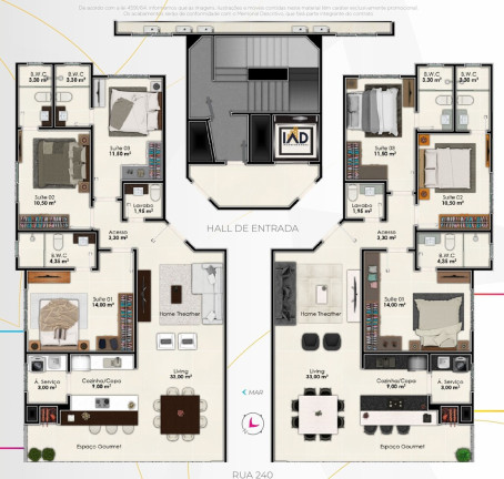 Imagem Apartamento com 3 Quartos à Venda, 111 m² em Meia Praia - Itapema Imagem Apartamento com 3 Quartos à Venda, 111 m² em Meia Praia - Itapema