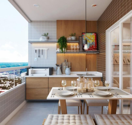 Apartamento com 1 Quarto à Venda, 47 m² em Vila Guilhermina - Praia Grande