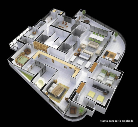 Imagem Apartamento com 5 Quartos à Venda, 335 m²