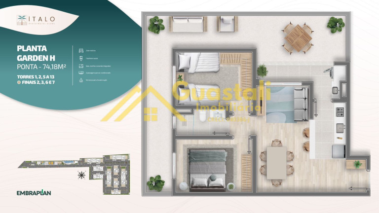 Imagem Apartamento com 2 Quartos à Venda, 49 m² em Jardim Abaeté - Piracicaba Imagem Apartamento com 2 Quartos à Venda, 49 m² em Jardim Abaeté - Piracicaba