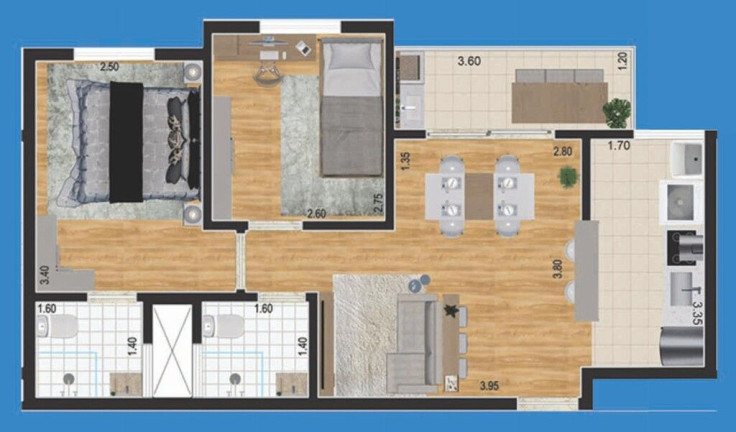Imagem Apartamento com 2 Quartos à Venda, 54 m² em Utinga - Santo André Imagem Apartamento com 2 Quartos à Venda, 54 m² em Utinga - Santo André