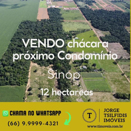 Fazenda à Venda, 12 m² em Zona Rural - Sinop