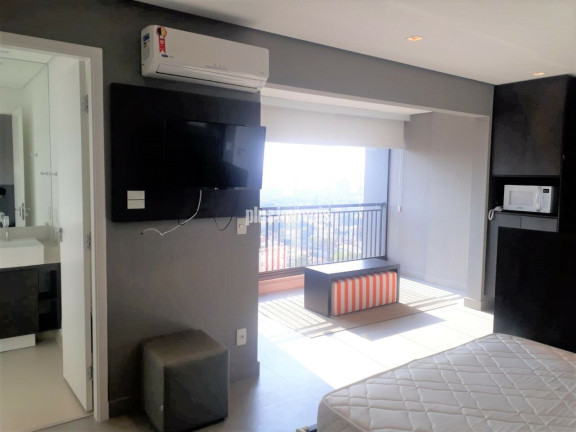 Apartamento com 1 Quarto para Alugar, 35 m² em Campo Belo - São Paulo