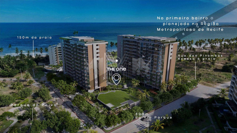 Imagem Apartamento com 3 Quartos à Venda, 129 m² em Paiva - Cabo De Santo Agostinho