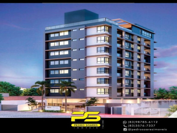 Apartamento com 2 Quartos à Venda, 53 m² em Aeroclube - João Pessoa