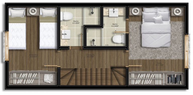 Imagem Casa de Condomínio com 2 Quartos à Venda, 121 m² em Teresópolis - Porto Alegre