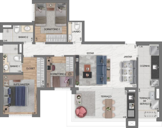 Imagem Apartamento com 4 Quartos à Venda, 145 m² em Mooca - São Paulo