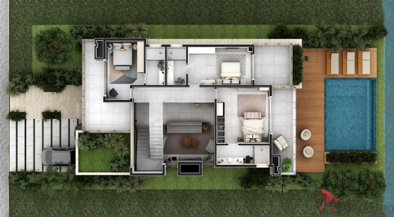 Imagem Casa de Condomínio com 4 Quartos à Venda, 308 m² em Condomínio Reserva Das águas - Torres Imagem Casa de Condomínio com 4 Quartos à Venda, 308 m² em Condomínio Reserva Das águas - Torres