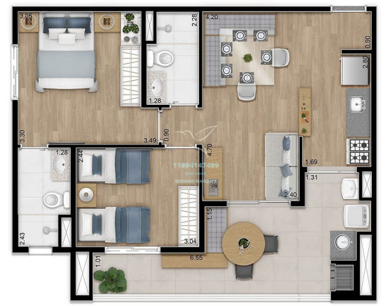 Imagem Apartamento com 2 Quartos à Venda, 62 m² em Lapa - São Paulo Imagem Apartamento com 2 Quartos à Venda, 62 m² em Lapa - São Paulo