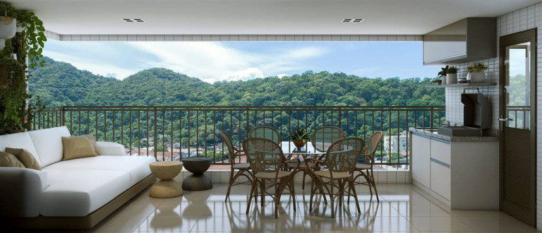 Imagem Apartamento com 2 Quartos à Venda, 72 m² em Forte - Praia Grande