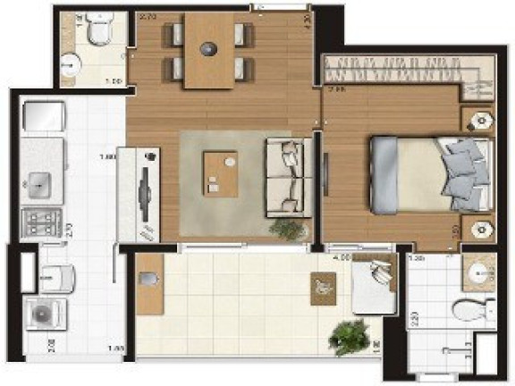 Imagem Apartamento com 2 Quartos à Venda, 73 m² em Campo Belo - São Paulo Imagem Apartamento com 2 Quartos à Venda, 73 m² em Campo Belo - São Paulo