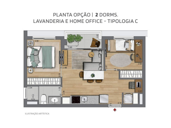 Imagem Apartamento com 2 Quartos à Venda, 41 m² em Alto Da Boa Vista - São Paulo