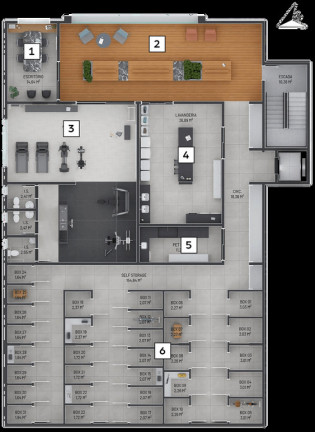 Imagem Apartamento com 1 Quarto à Venda, 55 m² em Campo Comprido - Curitiba