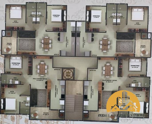 Imagem Apartamento com 2 Quartos à Venda, 74 m² em Gravatá - Navegantes Imagem Apartamento com 2 Quartos à Venda, 74 m² em Gravatá - Navegantes