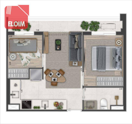 Imagem Apartamento com 1 Quarto à Venda, 43 m² em Bela Vista - São Paulo Imagem Apartamento com 1 Quarto à Venda, 43 m² em Bela Vista - São Paulo