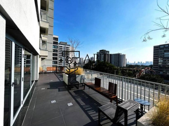 Imagem Apartamento com 1 Quarto para Alugar, 25 m² em Moema - São Paulo