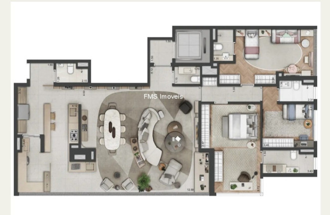 Imagem Imóvel com 3 Quartos à Venda, 186 m² em Cidade Jardim - São Paulo Imagem Imóvel com 3 Quartos à Venda, 186 m² em Cidade Jardim - São Paulo