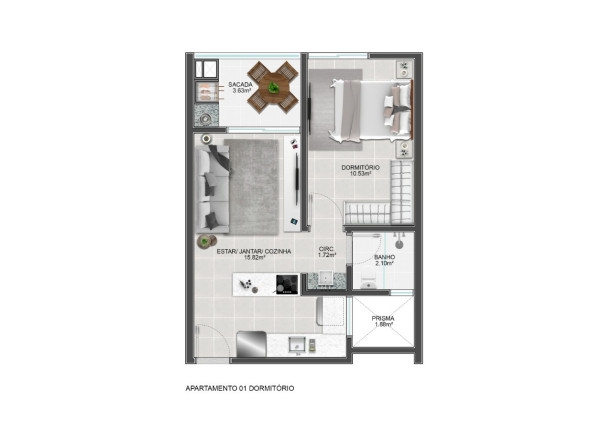 Imagem Apartamento com 1 Quarto à Venda, 51 m² em Abraão - Florianópolis Imagem Apartamento com 1 Quarto à Venda, 51 m² em Abraão - Florianópolis