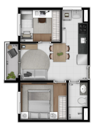 Imagem Apartamento com 1 Quarto à Venda, 25 m² em Vila Olímpia - São Paulo