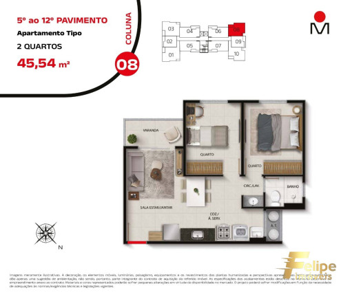 Imagem Imóvel com 1 Quarto à Venda, 35 m² em Praia De Itaparica - Vila Velha