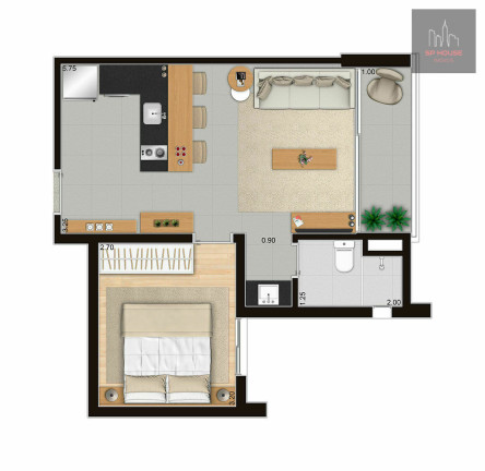 Imagem Apartamento com 1 Quarto à Venda, 40 m² em Perdizes - São Paulo