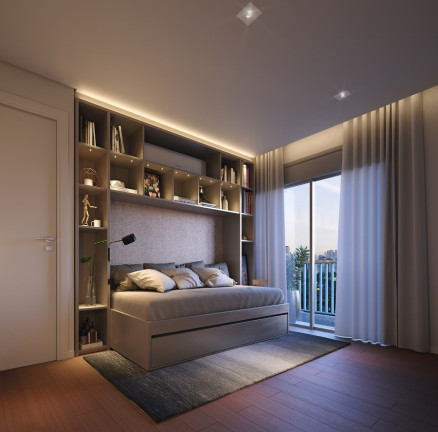 Imagem Apartamento com 1 Quarto à Venda, 111 m² em Moema Pássaros - São Paulo