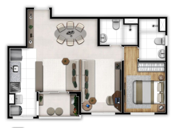 Imagem Apartamento com 2 Quartos à Venda, 56 m² em Vila Rosália - Guarulhos Imagem Apartamento com 2 Quartos à Venda, 56 m² em Vila Rosália - Guarulhos
